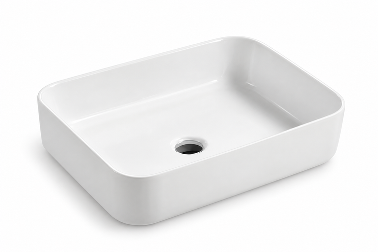 BPS BELLA PARI COUNTERTOP BASIN WHITE 500x400x135MM L5650
