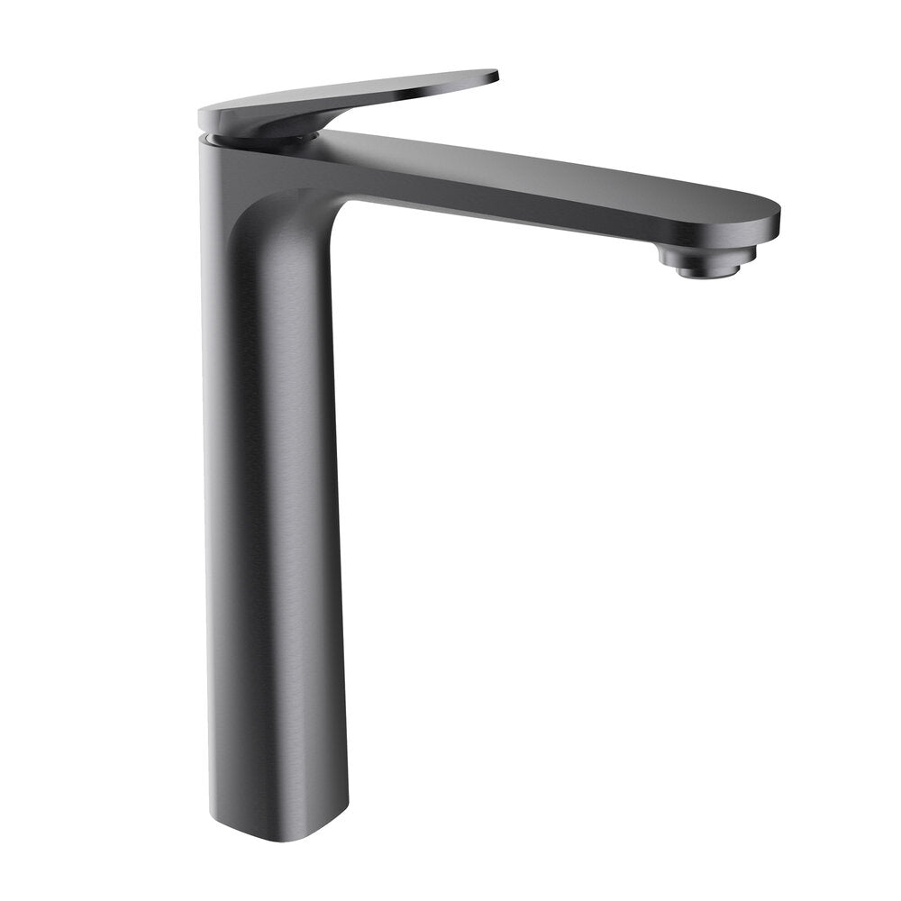 VELVET BRUSHED GUN METAL TALL BASIN MIXER