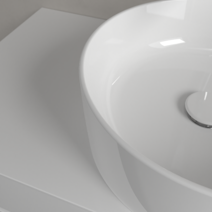 Villeroy Boch Collaro Washbasin Diameter 400mm White Alpin