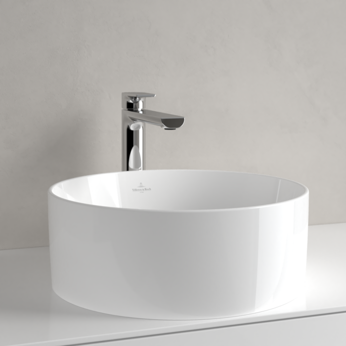 Villeroy Boch Collaro Washbasin Diameter 400mm White Alpin