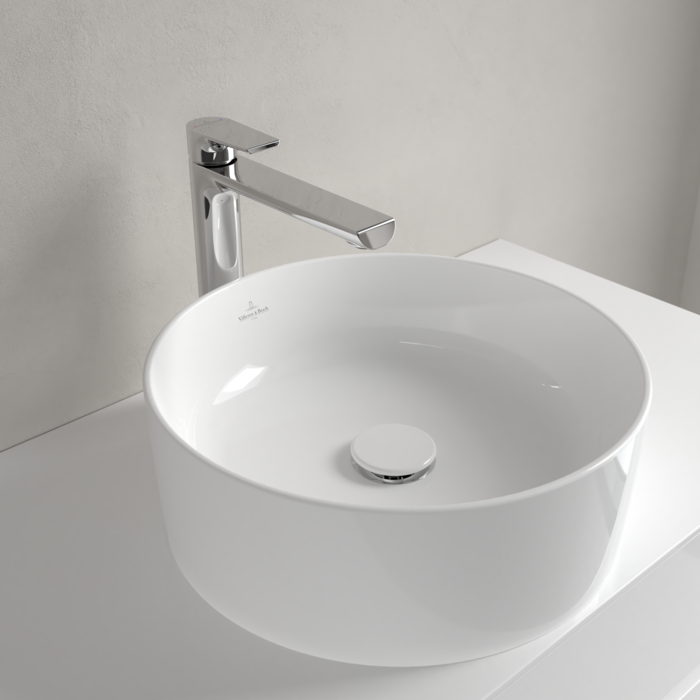 Villeroy Boch Collaro Washbasin Diameter 400mm White Alpin