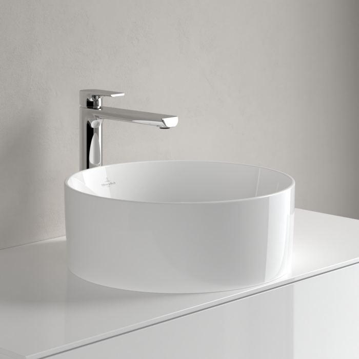 Villeroy Boch Collaro Washbasin Diameter 400mm White Alpin