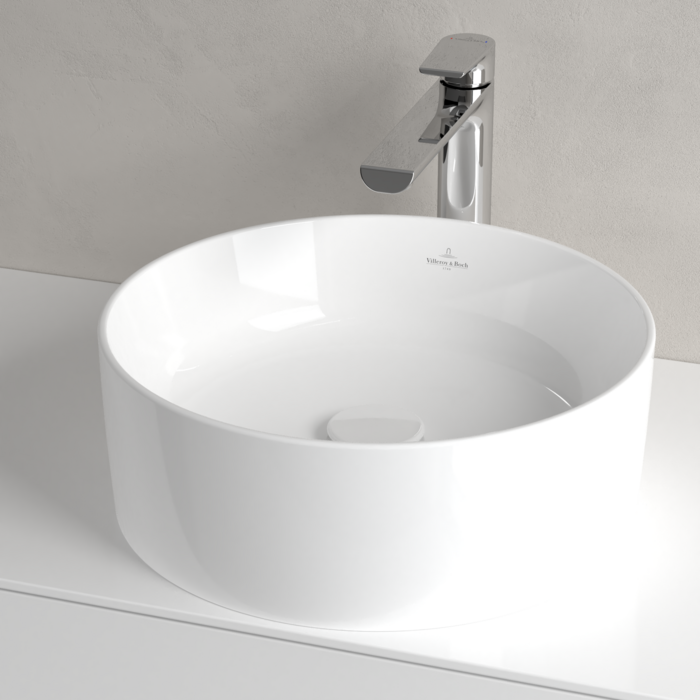 Villeroy Boch Collaro Washbasin Diameter 400mm White Alpin