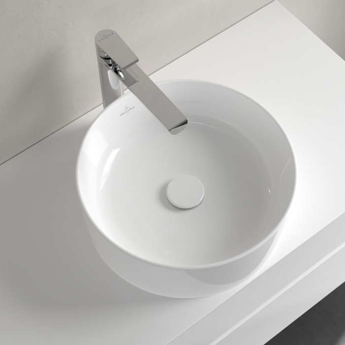 Villeroy Boch Collaro Washbasin Diameter 400mm White Alpin
