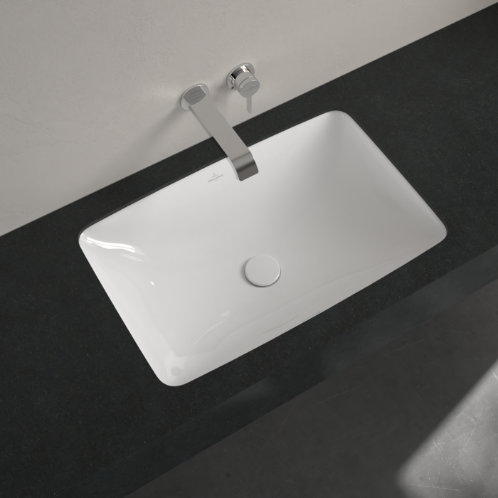 Villeroy Boch Loop and Friends 615 X 380 mm mm with overflow White Alpin