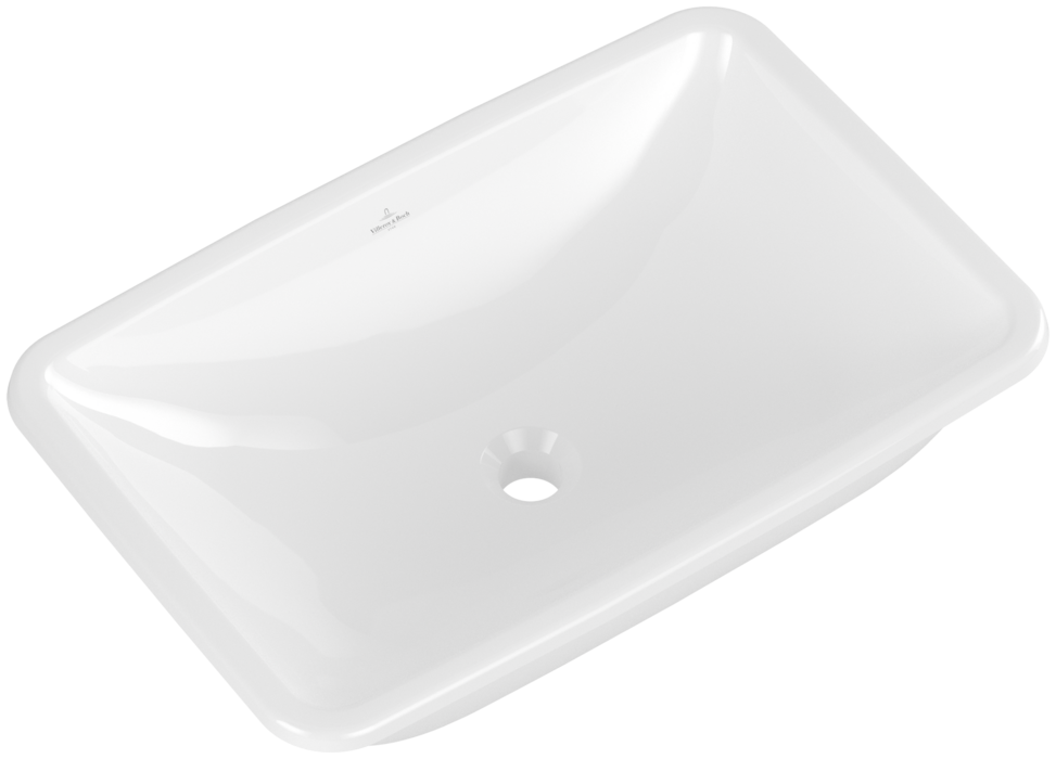 Villeroy Boch Loop and Friends 615 X 380 mm mm with overflow White Alpin