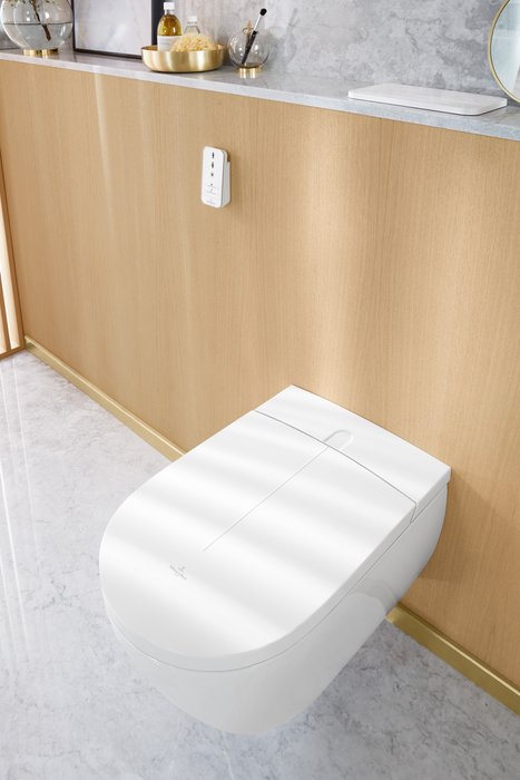 Villeroy&Boch ViClean-I100 Shower toilet, rimless, White Alpin CeramicPlus