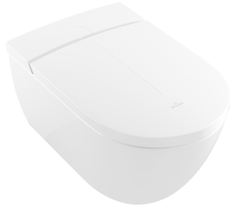 Villeroy&Boch ViClean-I100 Shower toilet, rimless, White Alpin CeramicPlus