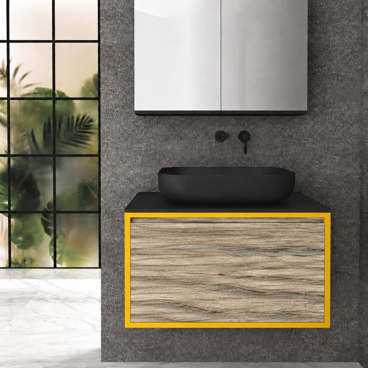 Drawer Deep — cabinet finish 168, drawer finish 390, B countertop