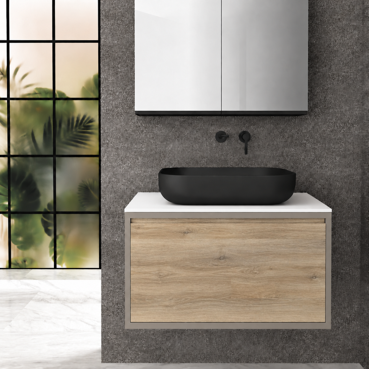 Drawer Deep — cabinet finish 194, drawer finish 331, W countertop