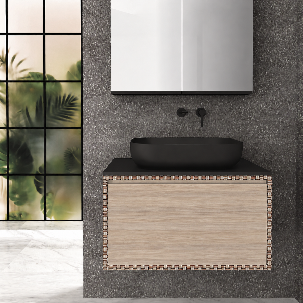 Drawer Deep — cabinet finish 245, drawer finish 326, B countertop