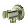 BRONZE ROUND WATER INLET WITH BRACKET