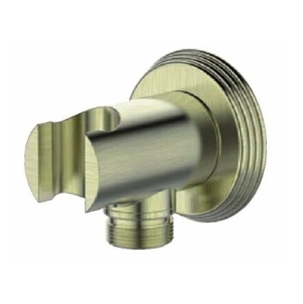 BRONZE ROUND WATER INLET WITH BRACKET