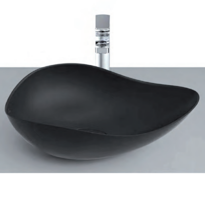BLACK MATTE ART BASIN 500x400x180MM