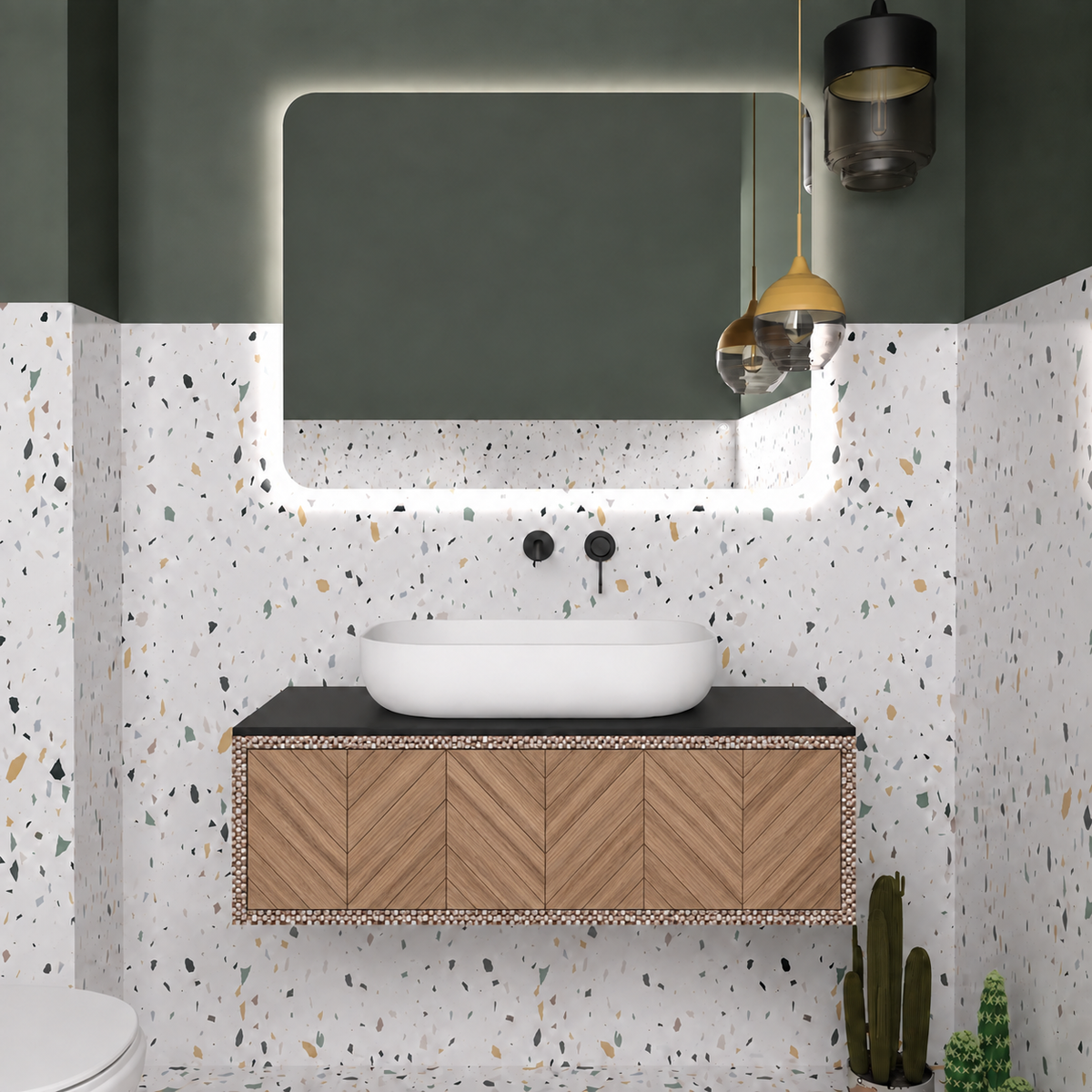 Drawer — cabinet finish 245, drawer finish 270, B countertop