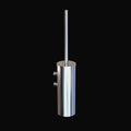 Wall mounted toilet brush with long handle