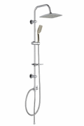 GOOD LIFE SQUARE SHOWER SYSTEM S/STEEL CHROME
