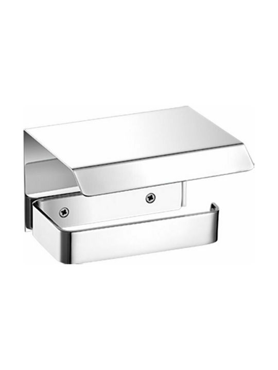SANCO AEGEAN TOILET ROLL HOLDER WITH COVER CHROME