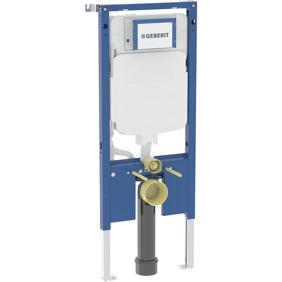 Geberit Duofix element for wall-hung WC, 114 cm, with Sigma concealed cistern 8 cm — Duofix element for wall-hung WC, 114 cm, with Sigma concealed cistern 8 cm — Product photo
