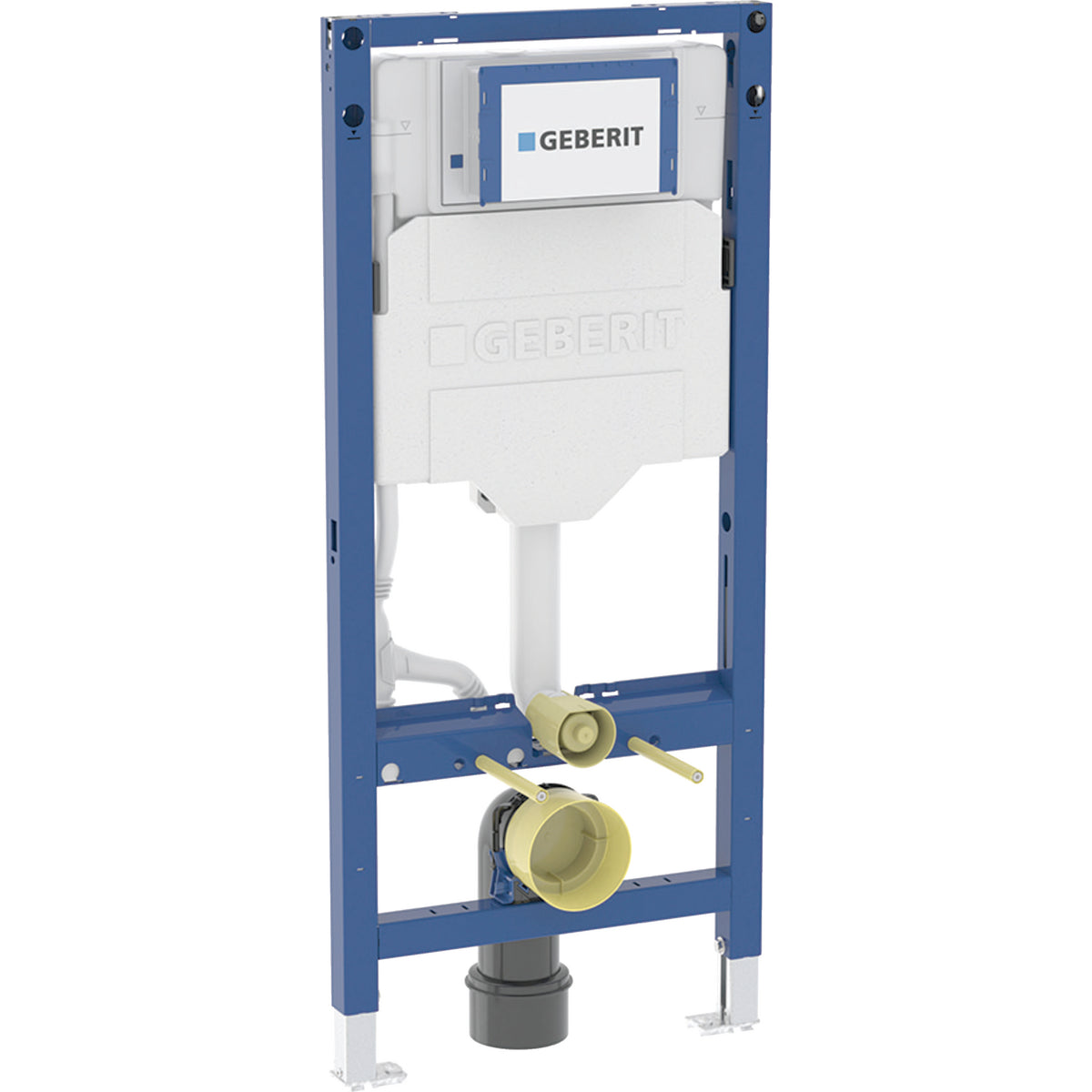 Geberit Duofix element for wall-hung WC, 112 cm, with Sigma concealed cistern 12 cm — Duofix element for wall-hung WC, 112 cm, with Sigma concealed cistern 12 cm — Product photo