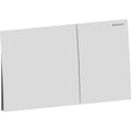 Geberit Sigma70 actuator plate, square, dual flush — Button: white matt / easy-to-clean coated, B=25cm — Product photo