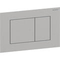 Geberit Sigma40 actuator plate, square, dual flush — Plate, Button: brushed, easy-to-clean coated — Product photo