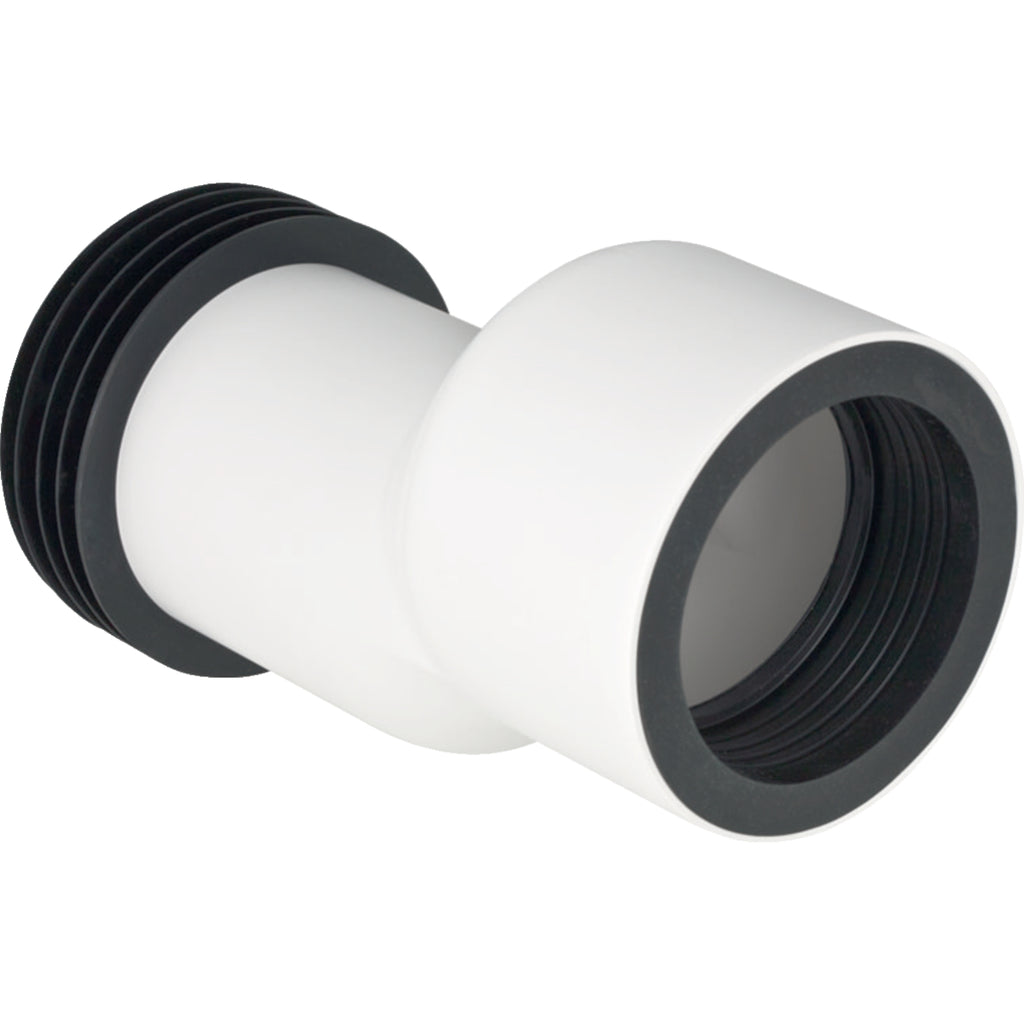 Geberit straight connector set for wall-hung WC, stepped by 3 cm — white alpine — Product photo