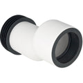 Geberit straight connector set for wall-hung WC, stepped by 3 cm — white alpine — Product photo