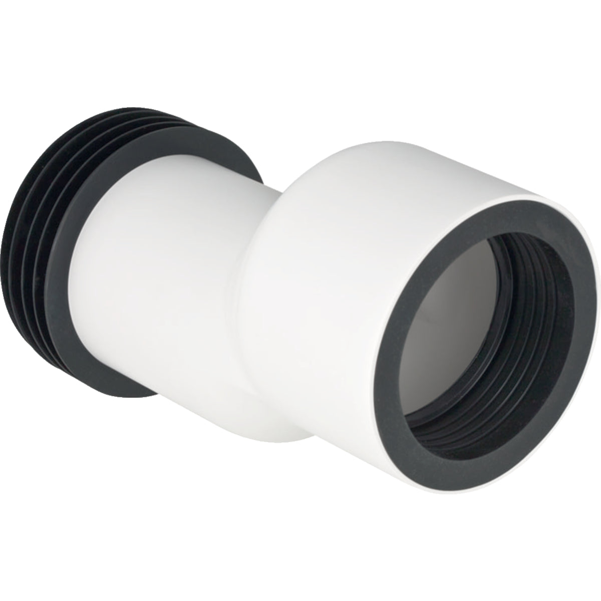 Geberit straight connector set for wall-hung WC, stepped by 3 cm — white alpine — Product photo