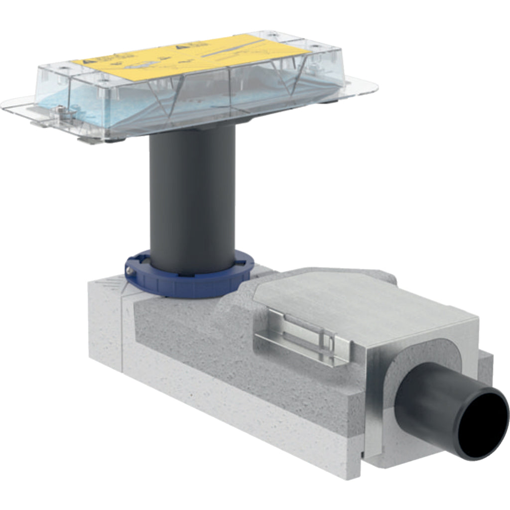 Geberit installation set for CleanLine shower channel, for screed height at inlet 90–220 mm — d=50mm — Product photo