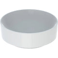 Geberit VariForm lay-on washbasin, round — 40x40cm, D=40cm, Tap hole=without, Overflow=without, white — Product photo