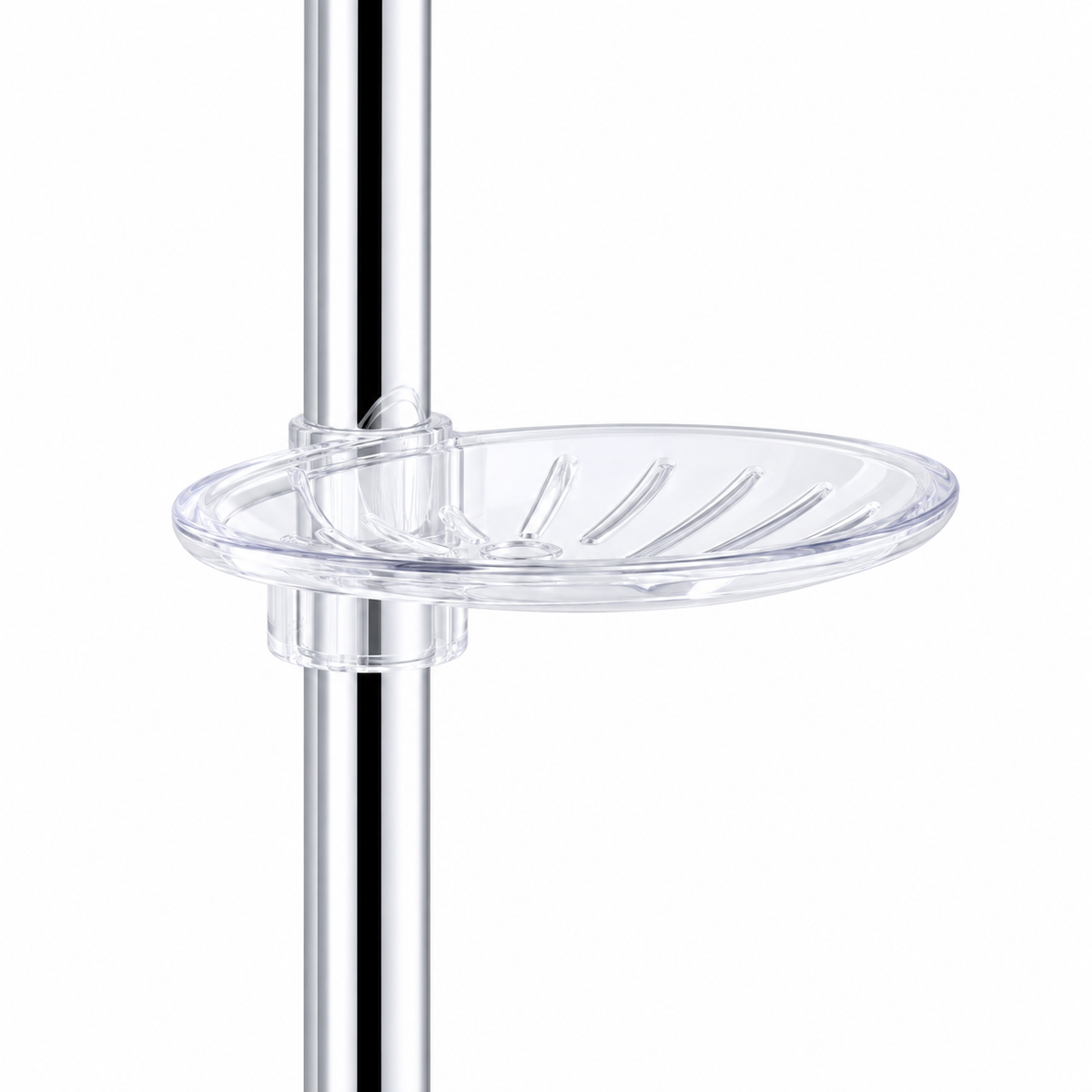 Hofer ROUND TRANSPARENT Soap Dish 25mm