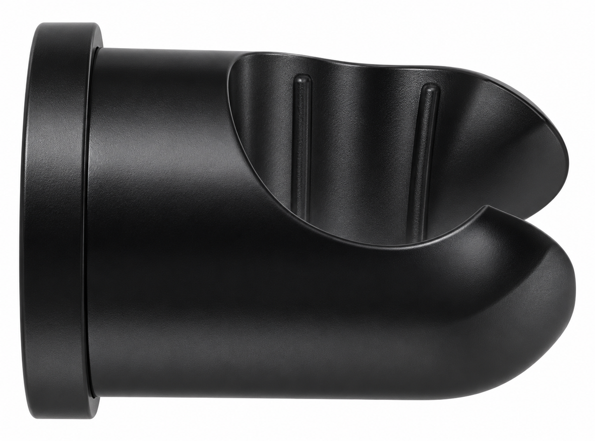 Hofer Black Mat Wall Shower Support