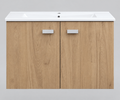 LOFT Denver two-door bathroom furniture with ceramic basin