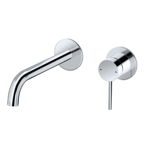 M Project Tube Concealed Wash-Basin Mixer External Parts - Chrome on white background