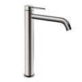M Project Tube High Wash-Basin Mixer - Inox on white background