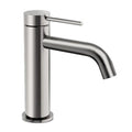 M Project Tube Wash-Basin Mixer - Inox on white background