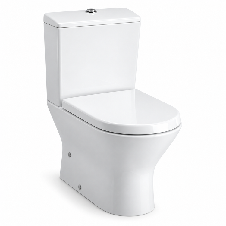 Sanitana Nexo short back-to-wall complete WC with slim soft-close seat