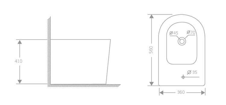 NIE0005 MATRIX PLUS FLOOR STANDING BIDET