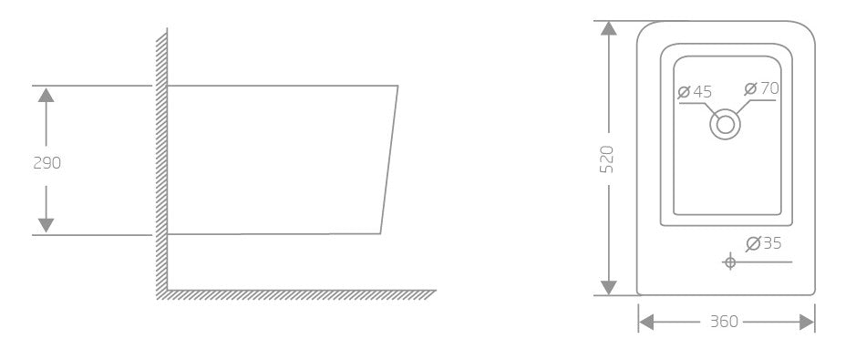 NIE0008 MATRIX PRO WALL HUNG BIDET