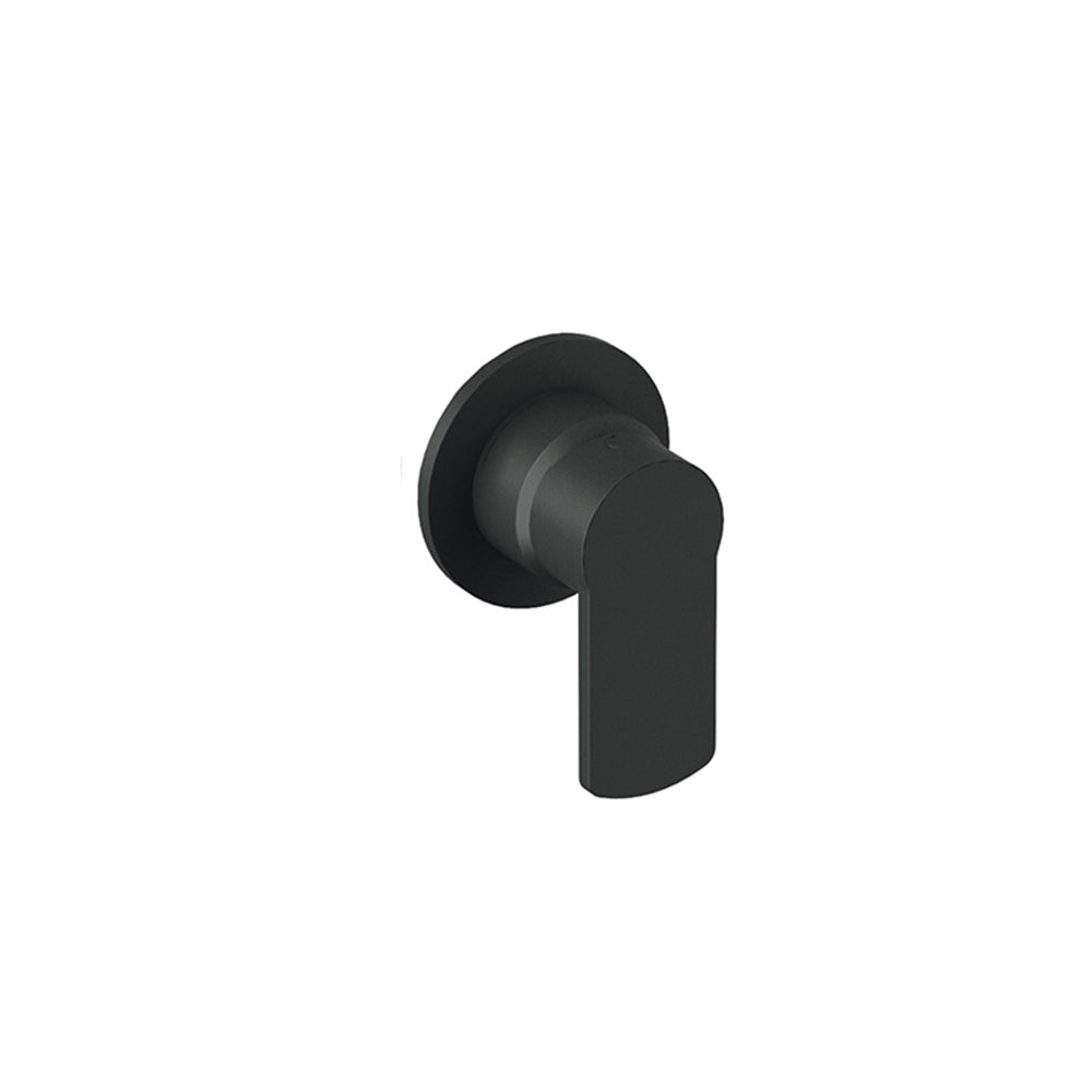 Orabella by Armando Vicario Glam black matt - Single lever concealed 1 way bath shower mixer