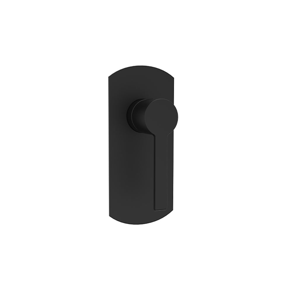 Orabella Elegance Black matt - Single lever concealed 1 way bath shower mixer