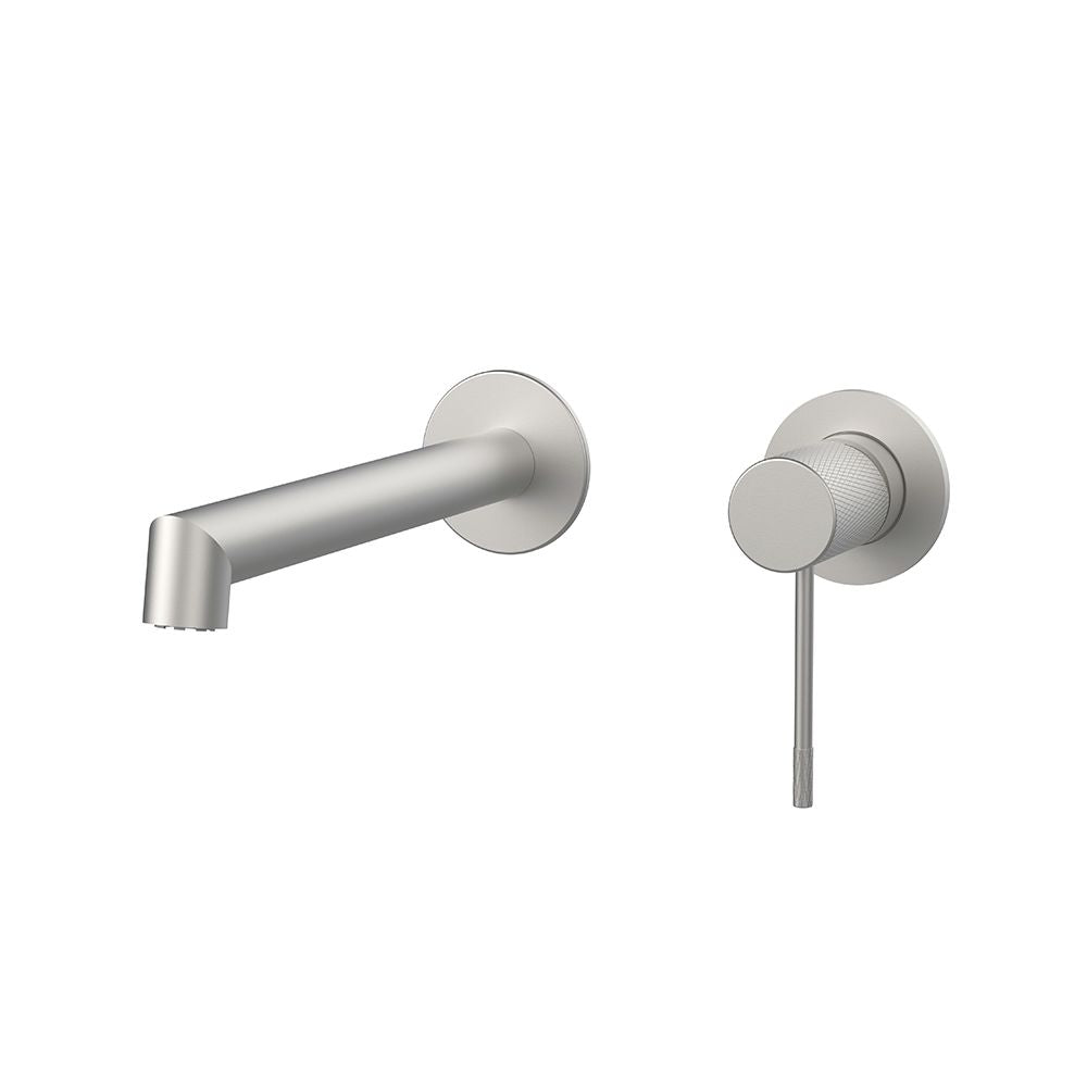 Orabella Terra Brushed Nickel - Single lever 2 hole, concealed basin mixer