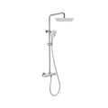 Orabella Ardesia - Thermostatic shower column with a square shower head 250X250 Chrome
