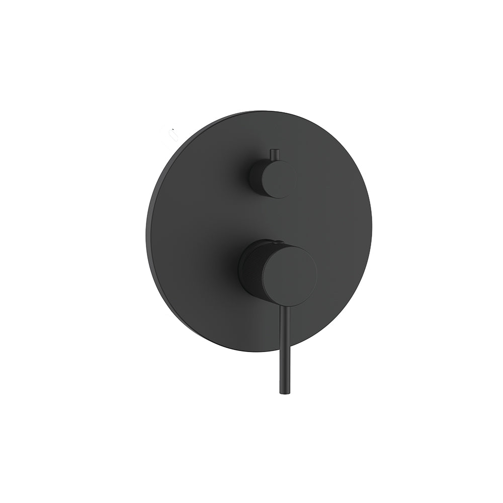 Orabella Preciosa Black matt - Single lever concealed 3 outlet bath shower mixer
