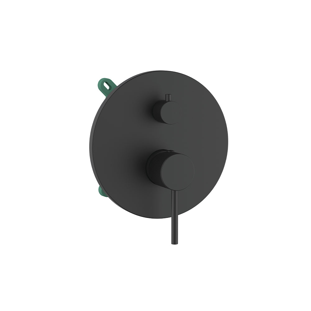Orabella Preciosa Black matt - Single lever concealed 2 way bath shower mixer