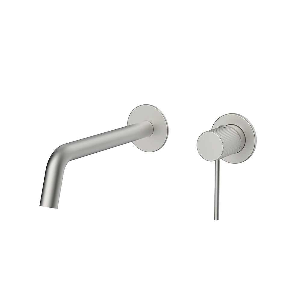 Orabella Preciosa Brushed nickel - Single lever 2 hole, concealed basin mixer