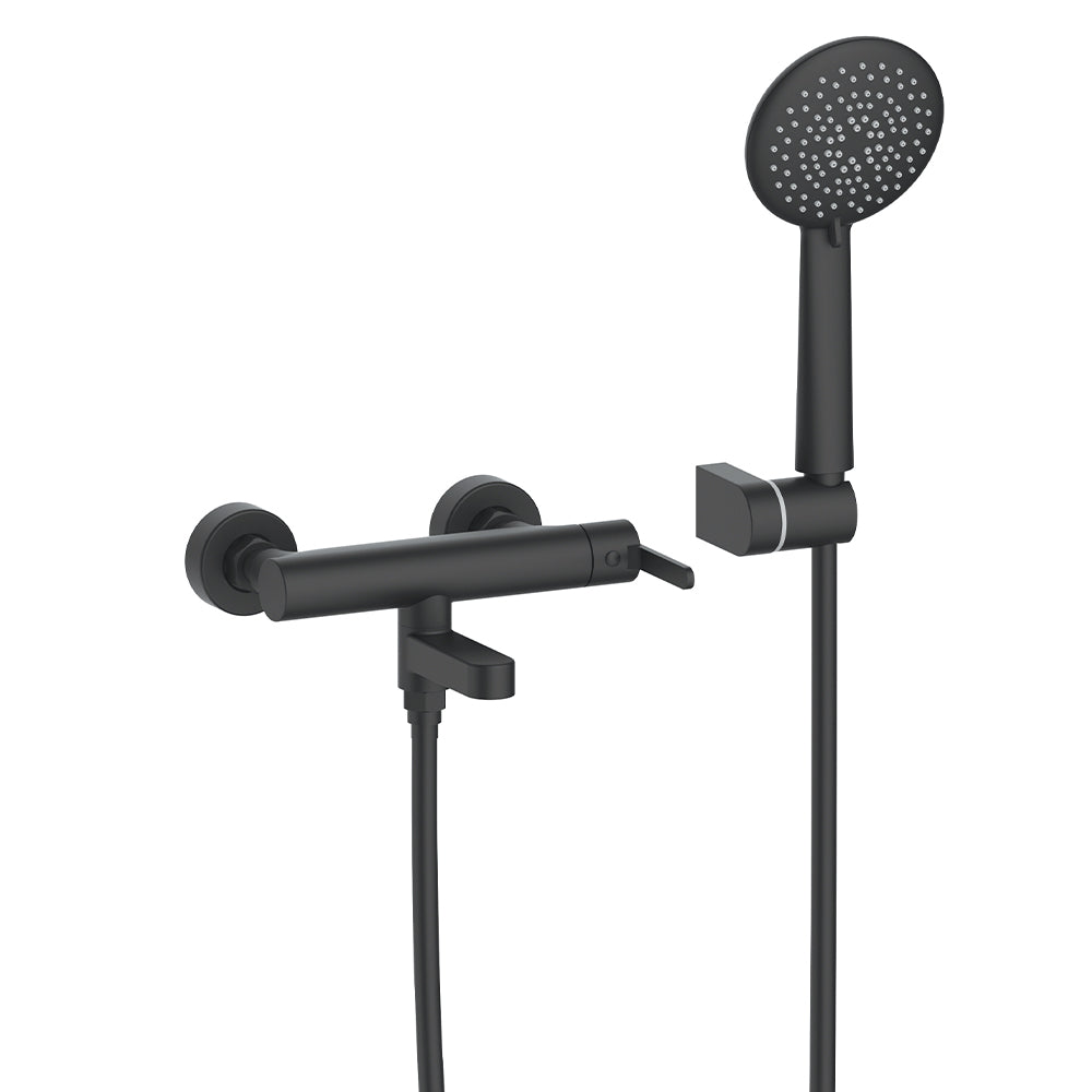 Orabella Marea Black matt - Single lever bath shower mixer