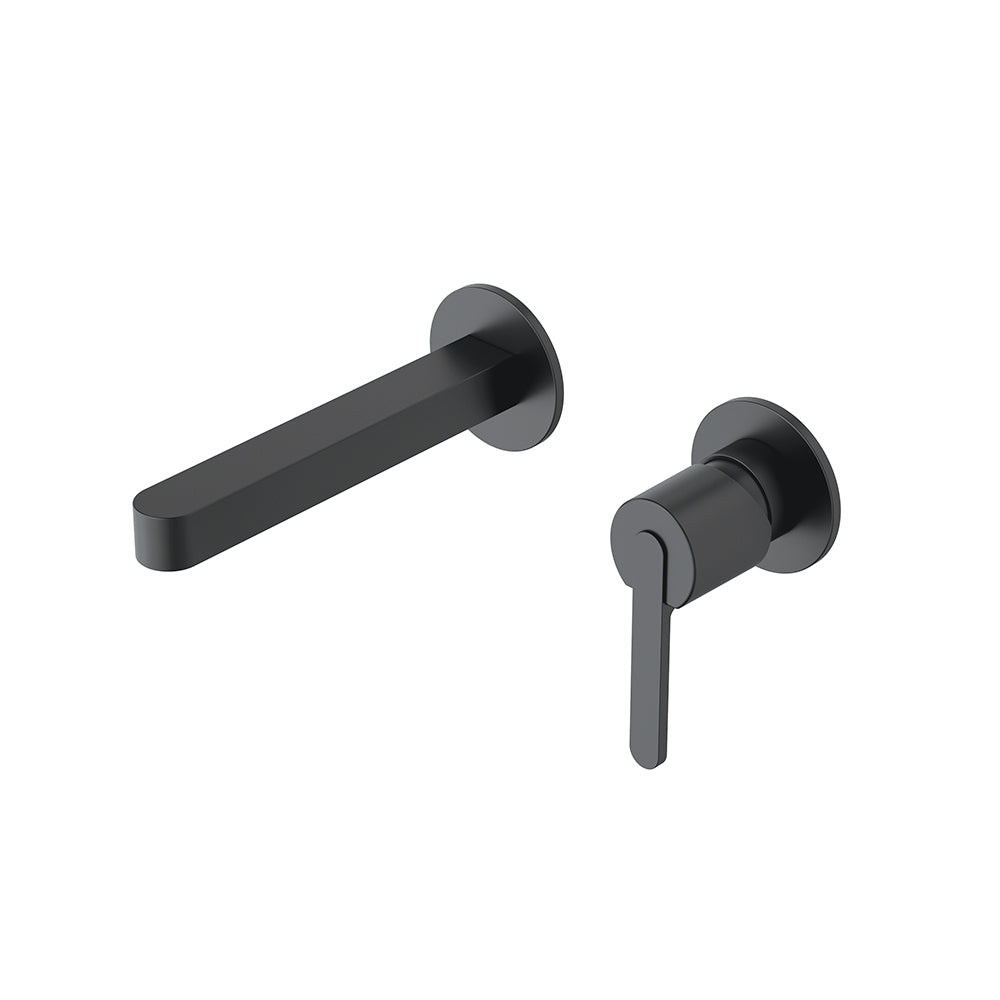 Orabella Marea Black matt - Single lever 2 hole, concealed basin mixer