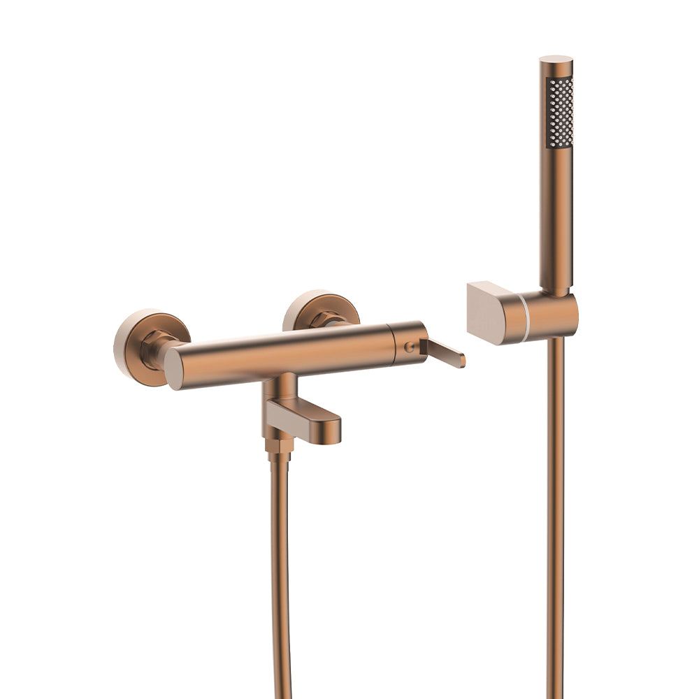 Orabella Marea Rose gold - Single lever bath shower mixer